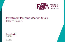 FCA发布《投资平台市场研究中期报告》