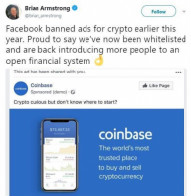  Coinbase成立政治行动委员会，筹集资金用以美国中期选举活动