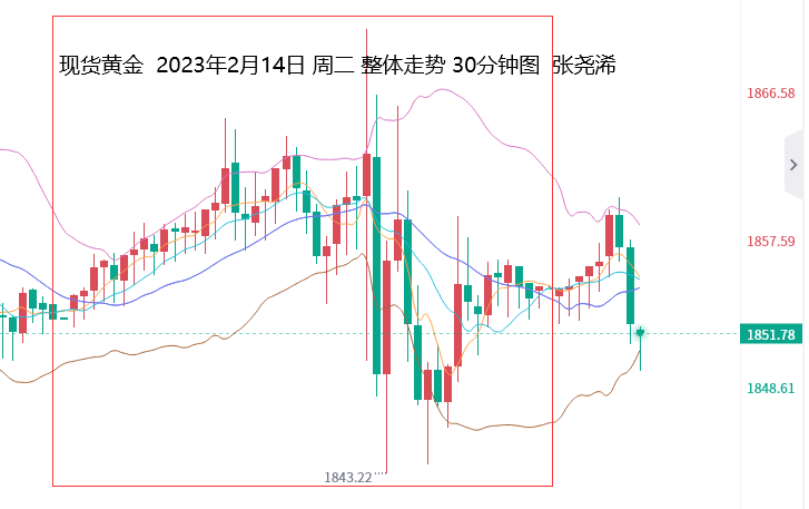 张尧浠：美联储持鹰观点不变、CPI下降不强金价震荡偏弱   