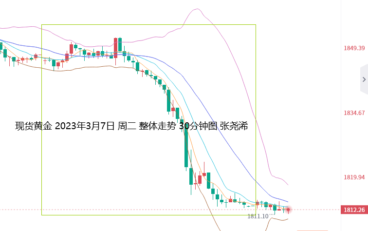 张尧浠：鲍威尔助力50基点概率飙升、黄金坠落回调力加强   