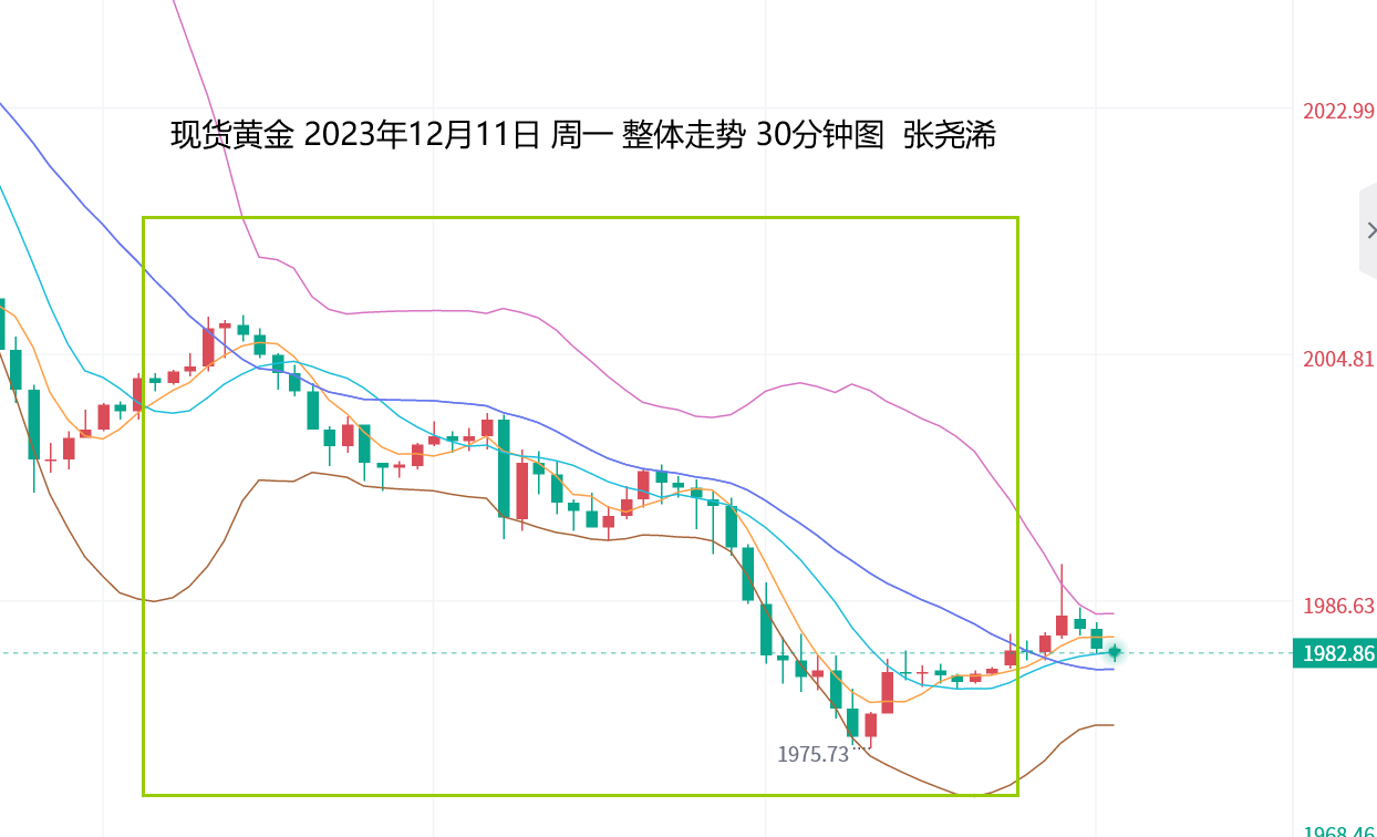 张尧浠：鲍威尔预期放鹰、金价失守30日线仍将走低   