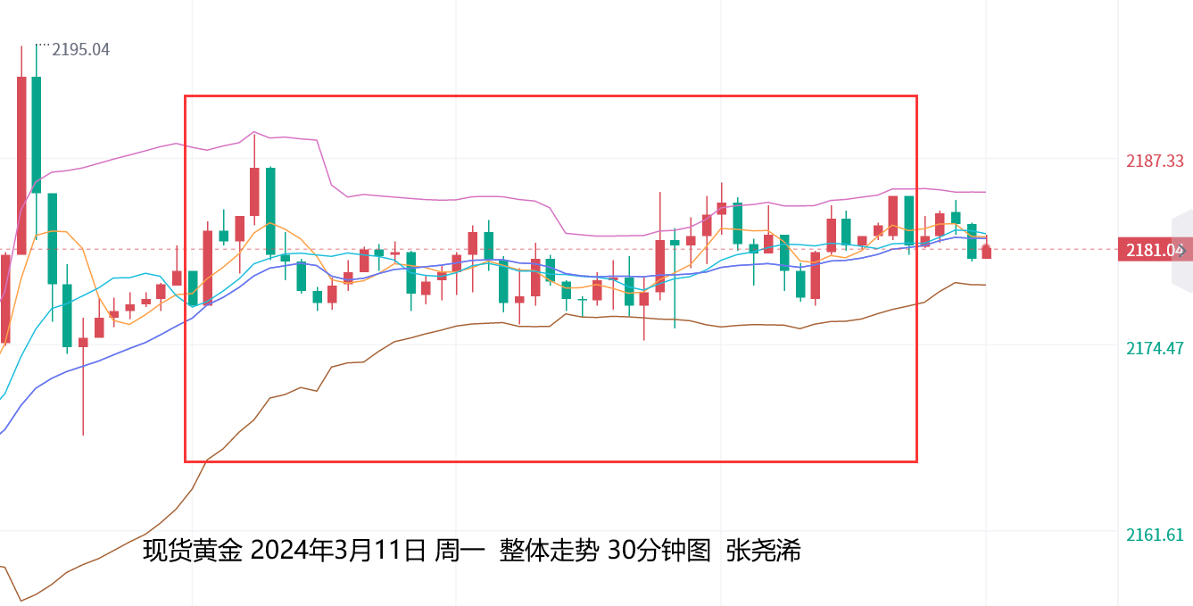 张尧浠：黄金将迎美CPI等数据、谨防冲高回落或震荡调整   