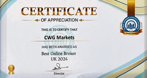 展现行业领先实力！CWG Markets连续三年荣获“英国最佳在线经纪商”