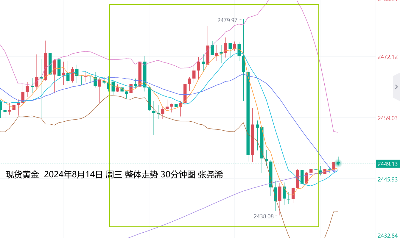 张尧浠：CPI月率升温但年率下降、黄金短期遇阻看涨前景不变   