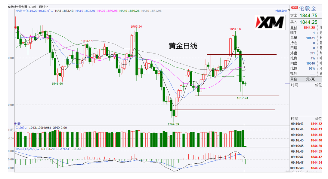 XM汇评 – 美日多头迎来喘息，小心黄金震荡